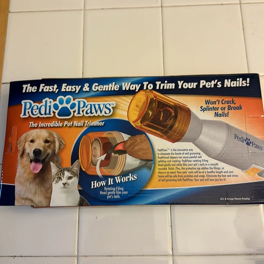 Electric Pet Nail Grinder and Trimmer